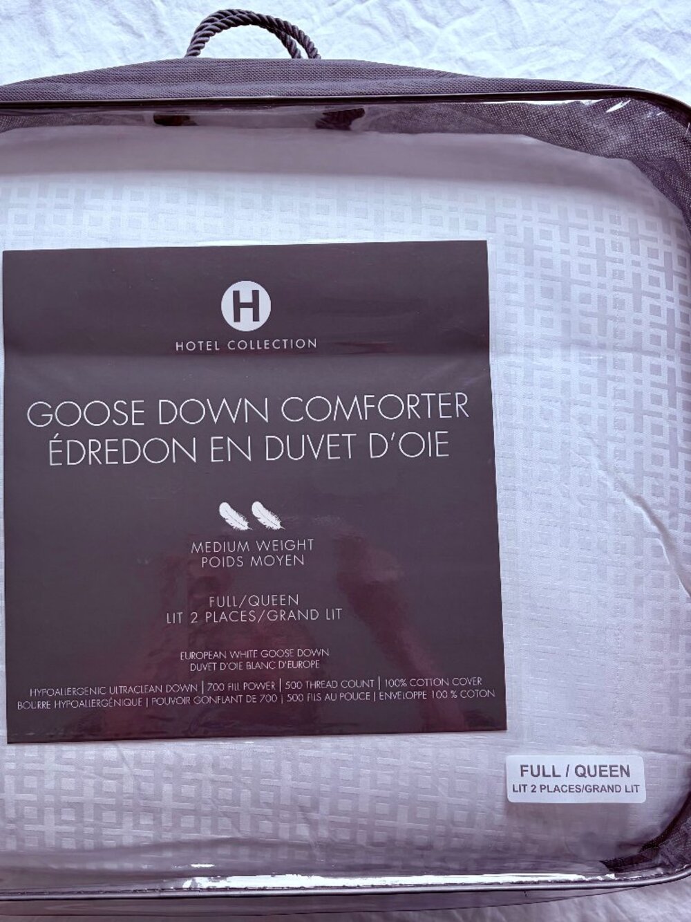Hotel Collection Goose Down Comforter / Duvet